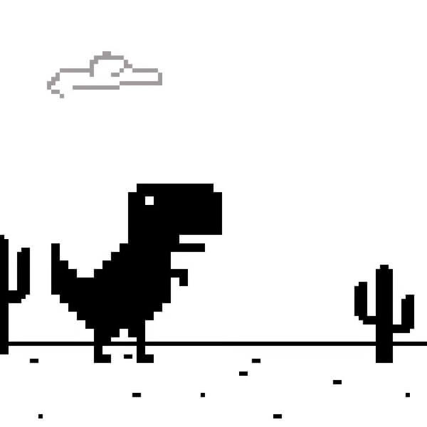 AI Auto-Play: Chrome Dinosaur Game Online - elgooG